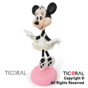 ADOR MINNIE BAILARINA VESTIDO BLANCO A. PORC FRIA x 1